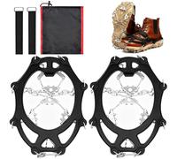 Ramponcini per Scarponi, Ramponi per Scarponi, 23 Denti Catene in Acciaio Inossidabile Ramponcini da Neve, Ramponi da Ghiaccio per Scarponi