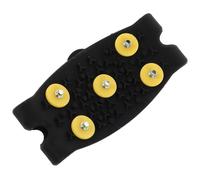 Rampone da Ghiaccio per Scarpe, 5 Denti, Silicone Nero Antiscivolo | Copertura Leggera e Resistente, Passo Stabile su Fango e Salite, Stile Classico Versatile