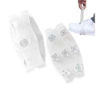 ファブリック スタイフナー スプレー,Ramponi Antiscivolo A 7 Denti | Copriscarpe Flessibili con Punte da Neve - per Escursionismo Alpinismo Trekking Camminata Uomini e Donne