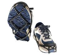 Ramponi antiscivolo per scarpe e stivali, artigli per ghiaccio universali per neve e ghiaccio per escursioni, jogging, arrampicata e alpinismo