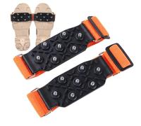 Ramponi Antiscivolo per Scarponi 7 Tacchetti Antiscivolo Punte Grip | Ramponi Antiscivolo per Scarpe da Neve per Uomo e Donna Camminata Trekking Arrampicata Inverno Alpinismo Pesca Outdoor Tetti