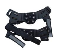 Ramponi da ghiaccio per scarpe, 7 punte ramponi regolabili antiscivolo - Solette antiscivolo con strisce riflettenti - Per l'inverno i spostamenti l'escursionismo, la, la camminata