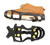 Ramponi Da Ghiaccio Per Scarpe - Trazione Antiscivolo Per Scarpe | Grip Da Neve Con 9 Denti Per Trazione | Per Lavoro All Aperto Inverno Pendolarismo Escursionismo Arrampicata Alpinismo Parcheggi Aree