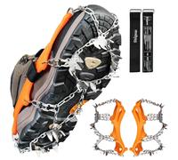 Ramponi da Ghiaccio per Scarponi 24 Denti 201 Copertura in Acciaio con Catene in