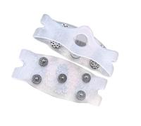 Ramponi De Traction - Glace Pinces Neige, Accessoire Chaussure Botte Hiver Escalade Antidérapant | Semelles Pointes Acier Portables Sport Montagne Pour Marche Nordique Randonnée Chasse Pêche Extérieu