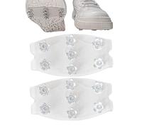 Ramponi per Scarpe,Antiscivolo a 7 Denti | Copriscarpe Flessibili con Punte da Neve - Escursionismo Cammino Alpinismo Outdoor Freddo Pendolarismo Corsa Donne