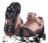 Ramponi per scarpe antiscivolo | Punta antiscivolo 10 denti per stivali | Solette antiscivolo invernali escursionismo alpinismo arrampicata uomini donne