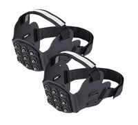 Ramponi Per Scarpe Da Ghiaccio | 9 Punte Antiscivolo per Neve - Ramponi da Ghiaccio e Neve per Scarpe e Stivali, per Camminare Inverno Corsa Alpinismo Arrampicata Esterno Tetto