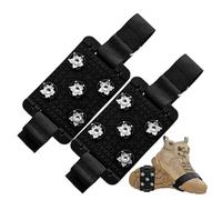 Ramponi Per Scarpe Da Neve E Verglas | Solette Antiscivolo con Artigli,Punte per Escursionismo - per Escursioni Arrampicata Alpinismo Trekking Avventura Inverno All'aperto