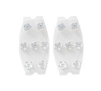 Ramponi per scarpe | ramponi antiscivolo a 7 denti | Copriscarpe con plettri flessibili per neve | per clima freddo all'aria aperta camminare, escursionismo, arrampicata corsa persone anziane