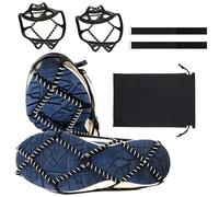 Ramponi per Scarponi Universali, ACTOYS Ramponi da Ghiaccio Antiscivolo, Gummi + Edelstahl, Ramponi per Scarpe da Neve, Ramponcini Per Scarponi da Ghiaccio, Ramponcini da Neve e Ghiaccio Camp (nero-B)