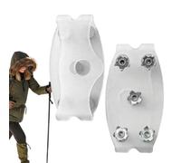 Ramponi per stivali, a trazione trasparente, impugnature per scarpe da neve, invernali, neve, escursionismo, trekking, arrampicata, lavoro sui tetti, golf, donne e uomini