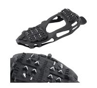 Ramponi Pinza for ghiaccio a 24 denti Punta for scarpe da esterno Antiscivolo Arrampicata Escursionismo Picchi neve Ramponi Tacchetti Catena Artigli Impugnature Copristivali(S Length 240mm)