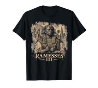 Ramses III Vecchio Faraone Egiziano e Storia del Nilo Maglietta