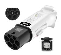 RamTouch Adattatore Tipo 2 a Schuko per Colonnine di Ricarica & Wallbox (230 V, 16 A, 3,68 kW, IP44) | Spina Tipo 2 a Presa Schuko per E-Bike, Monopattini, Moto e Microcar Elettriche (non per V2L)