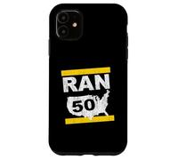 RAN 50 States Twenty 6 punto 2 Marathon Runner Ispirato Custodia per iPhone 11