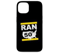 RAN 50 States Twenty 6 punto 2 Marathon Runner Ispirato Custodia per iPhone 13