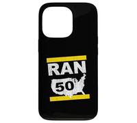RAN 50 States Twenty 6 punto 2 Marathon Runner Ispirato Custodia per iPhone 13 Pro
