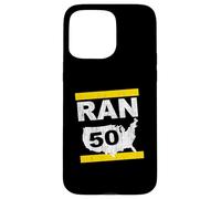 RAN 50 States Twenty 6 punto 2 Marathon Runner Ispirato Custodia per iPhone 15 Pro Max