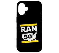 RAN 50 States Twenty 6 punto 2 Marathon Runner Ispirato Custodia per iPhone 16