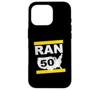 RAN 50 States Twenty 6 punto 2 Marathon Runner Ispirato Custodia per iPhone 16 Pro