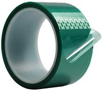 RAN Verde Resistente al Calore Pet ad Alta Temperatura Nastro di Temperatura Mylar Nastro placcatura PCB Smalto in Poliestere Nastro in Polvere Rivestimento e-Rivestimento anodizzato 33 Metri