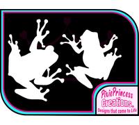 Rana Animale E Albero Vinile Adesivo Murale Poster Auto Van Camera Arredo Casa