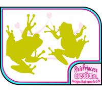 Rana Animale E Albero Vinile Adesivo Murale Poster Auto Van Camera Arredo Casa