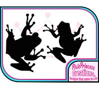 Rana Animale E Albero Vinile Adesivo Murale Poster Auto Van Camera Arredo Casa