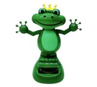 Rana bambolina - Giocattolo bambolina da cruscotto | Marionetta Bobble ad energia solare, rana ballerina di Bobble animata di eccellente qualità per auto, tavolo, casa, bambini, cruscotto