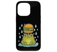 Rana Burger Ombrello Cartoon Custodia per iPhone 13 Pro