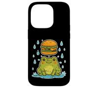 Rana Burger Ombrello Cartoon Custodia per iPhone 14 Pro