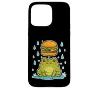 Rana Burger Ombrello Cartoon Custodia per iPhone 15 Pro Max