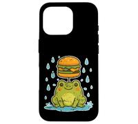 Rana Burger Ombrello Cartoon Custodia per iPhone 16 Pro