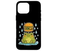 Rana Burger Ombrello Cartoon Custodia per iPhone 16 Pro Max