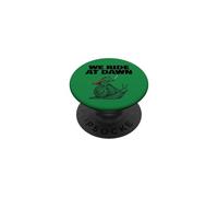 Rana che cavalca lumaca noi cavalchiamo all'alba PopSockets PopGrip Adesivo