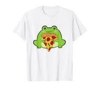 Rana che mangia la pizza Pizza And Frogs Maglietta