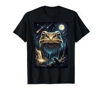 Rana Che Ulula alla Luna Meme Anni '90 Rospo Animale Maglietta