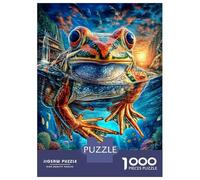 Rana comune europea Puzzle 1000 Pezzi, Impossibile Jigsaw Puzzle Per Adulti Bambino, Giochi Stimolanti Per Tutta La Famiglia 52x38cm/1000pcs