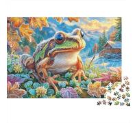 Rana comune europea Puzzle 1000 Pezzi, Jigsaw Puzzle Ad Alta Difficoltà Regali Per Adulti E Adolescenti, Home Giochi 38x26cm/1000pcs