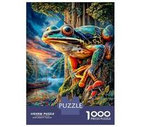 Rana comune europea Puzzle 1000 Pezzi, Jigsaw Puzzle Per Adolescenti E Bambini, Giochi Stimolanti Per Tutta La Famiglia 38x26cm/1000pcs