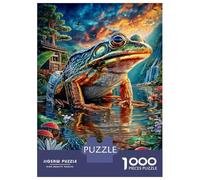 Rana comune europea Puzzle 1000 Pezzi, Jigsaw Puzzle Per Adolescenti E Bambini, Giochi Stimolanti Per Tutta La Famiglia 52x38cm/1000pcs