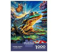 Rana comune europea Puzzle 1000 Pezzi, Jigsaw Puzzle Per Adolescenti E Bambini, Giochi Stimolanti Per Tutta La Famiglia 52x38cm/1000pcs