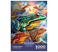 Rana comune europea Puzzle 1000 Pezzi, Jigsaw Puzzle Per Adolescenti E Bambini, Giochi Stimolanti Per Tutta La Famiglia 38x26cm/1000pcs