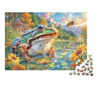 Rana comune europea Puzzle 1000 Pezzi, Jigsaw Puzzle Per Adulti E Ragazzi Dai 14 Anni in Su, Giochi Stimolanti Per Tutta La Famiglia 70x50cm/1000pcs
