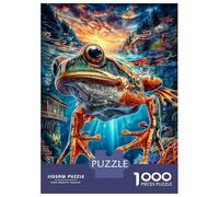 Rana comune europea Puzzle 1000 Pezzi, Puzzle Impossibile 1000 Pezzi Gioco Di Sfida Intellettuale 38x26cm/1000pcs