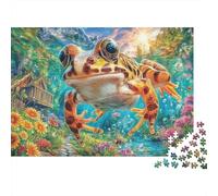 Rana comune europea Puzzle 1000 Pezzi, Puzzle Impossibile 1000 Pezzi, Gioco Di Sfida Intellettuale 38x26cm/1000pcs