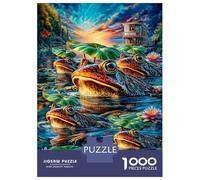 Rana comune europea Puzzle 1000 Pezzi, Puzzle Impossibile 1000 Pezzi Gioco Di Sfida Intellettuale 38x26cm/1000pcs