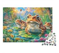 Rana comune europea Puzzle 1000 Pezzi, Puzzle Impossibile 1000 Pezzi, Gioco Di Sfida Intellettuale 38x26cm/1000pcs