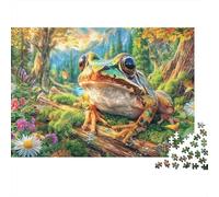 Rana comune europea Puzzle 1000 Pezzi, Puzzle Impossibile 1000 Pezzi, Gioco Di Sfida Intellettuale 52x38cm/1000pcs